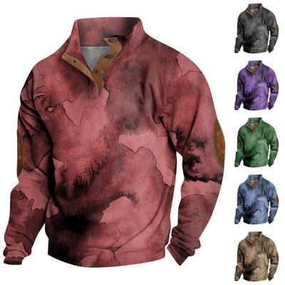 Men's Standing Collar Sweatshirt Is Outdoor Casual Sweaters Tops