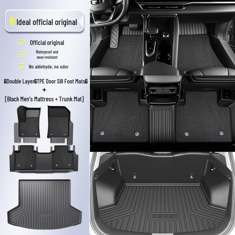 2025 Li Auto L6 & L9 TPE Floor Mats and Interior Accessories Set