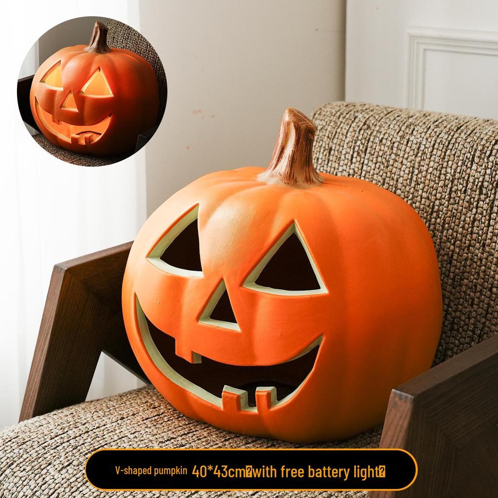 Halloween Large Pumpkin Lantern: Festive Decor for Doorways, Bars, and Shops
