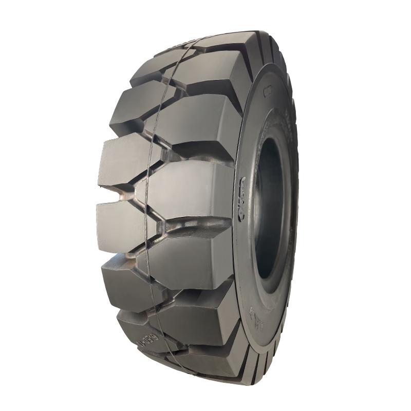 Chaoyang 18x7-8 Solid Forklift Tire with Integrated Rim 18x7-8