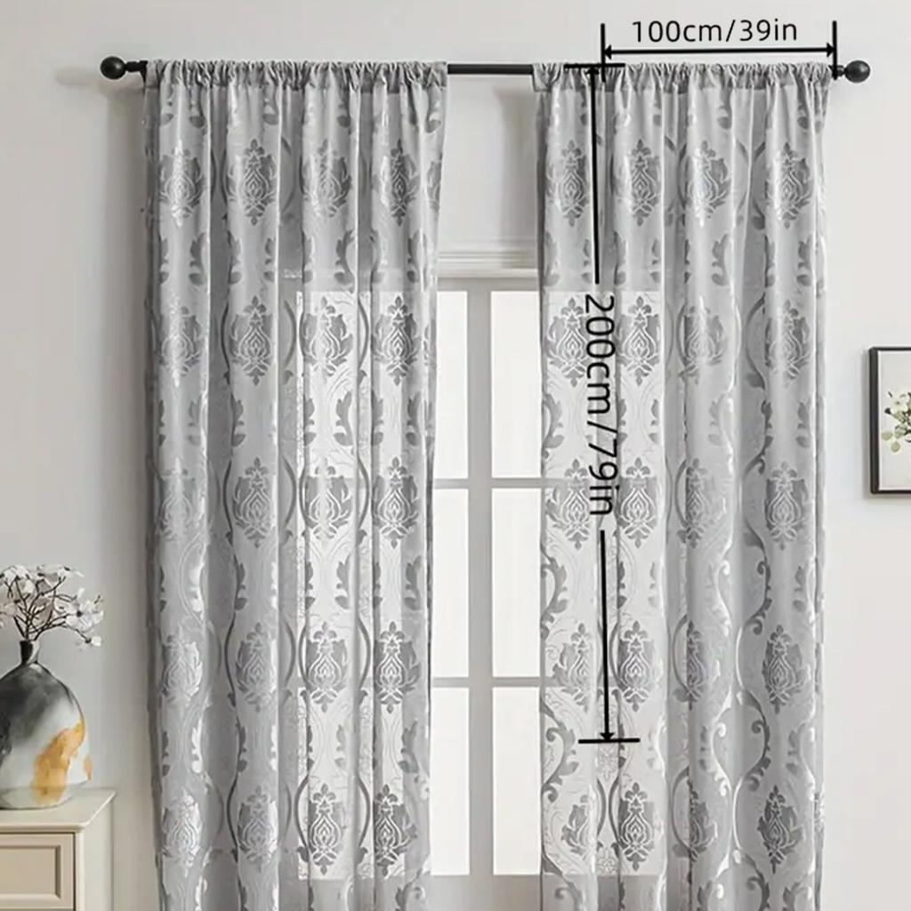 1PC of Irregular Artistic Striped Sheer Curtains Suitable for Various Settings, Offering A Sophisticated Elegance That Is Soft and Resistant