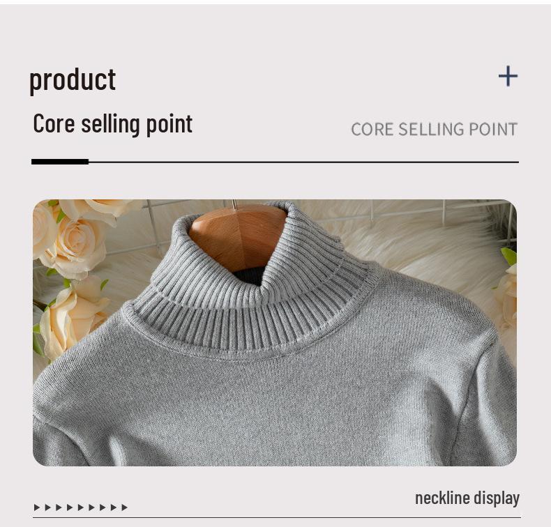 Women's Elegant 2025 Autumn/Winter Lapel Knitwear Solid Color Button Pullover Sweater