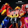 Keeppley Zyuden Sentai Series Building Blocks 3 In 1 Mecha Dragon God Dinosaur Model Educational Toy Splicing Ornaments Gift