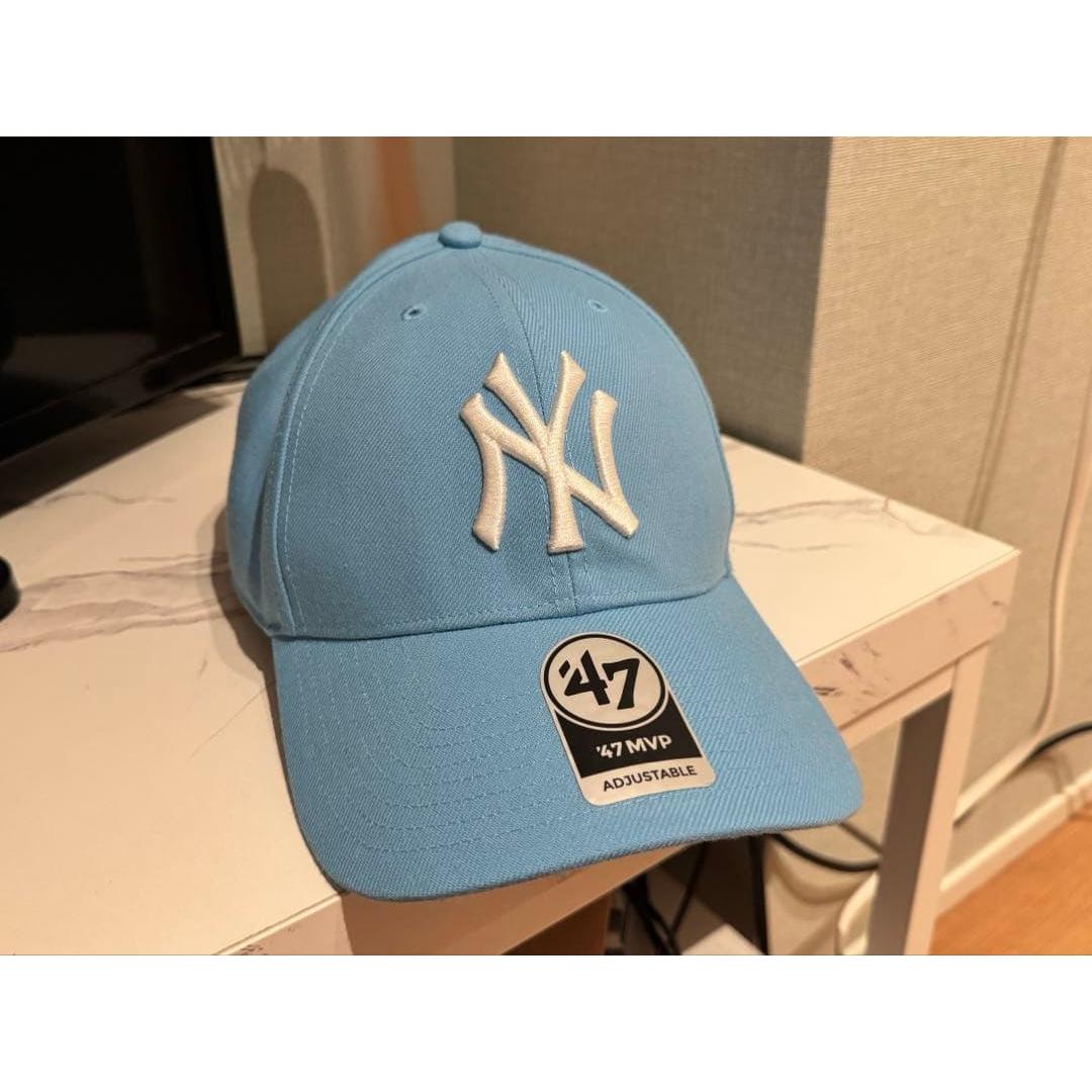Used 47 Brand New York Yankees Cap Light Blue