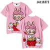 Personalized Cute Cartoon Anime Image 3D Digital Printing Summer Tops Fashion Breathable Children's Short T-shirt