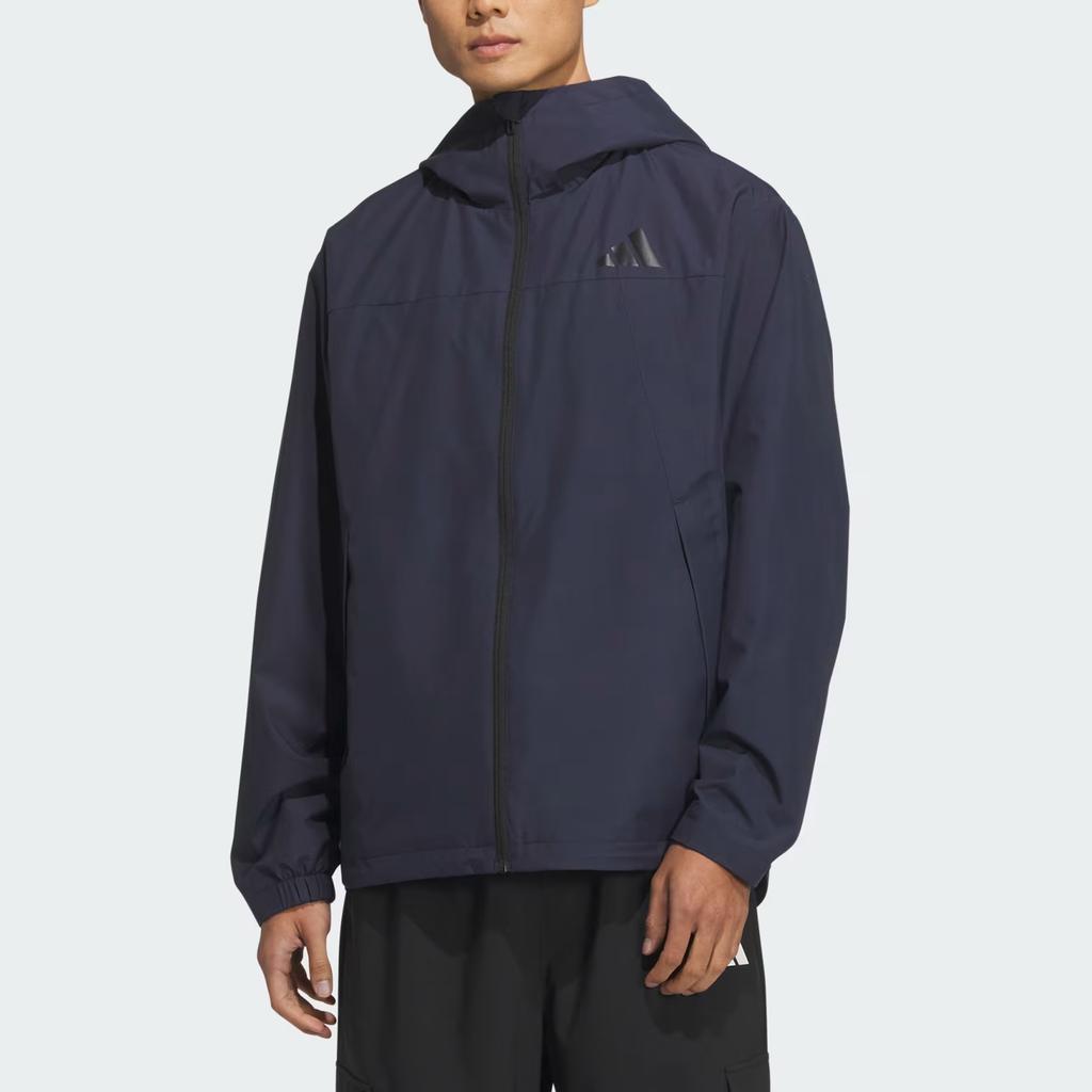 Adidas Value Range Woven Hooded Fashion Zip Long Sleeve Jacket Men Jacket KA9310