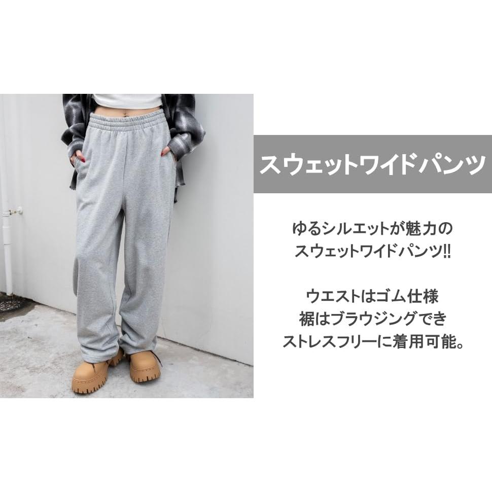 [Wego] Sweatshirt, Wide Pants, Trousers, Bottoms, Sweatpants, Room Wear, Dance Wear, Gift, Present, Clothes, Autumn Clothes, Winter Clothes, Women's