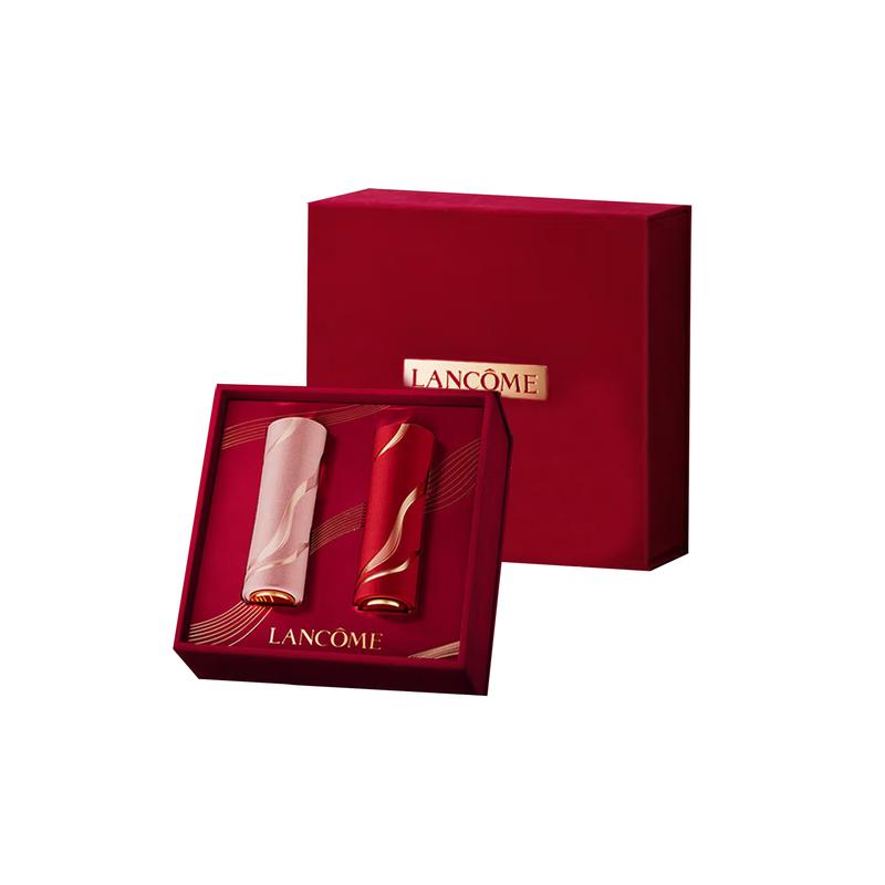 Lancôme lipstick Xiao Man Yao Go to Love Limited Gift Box Jing Chun Matte Easy to Color Lasting Limited edition #280+196 No counter white handbag белый