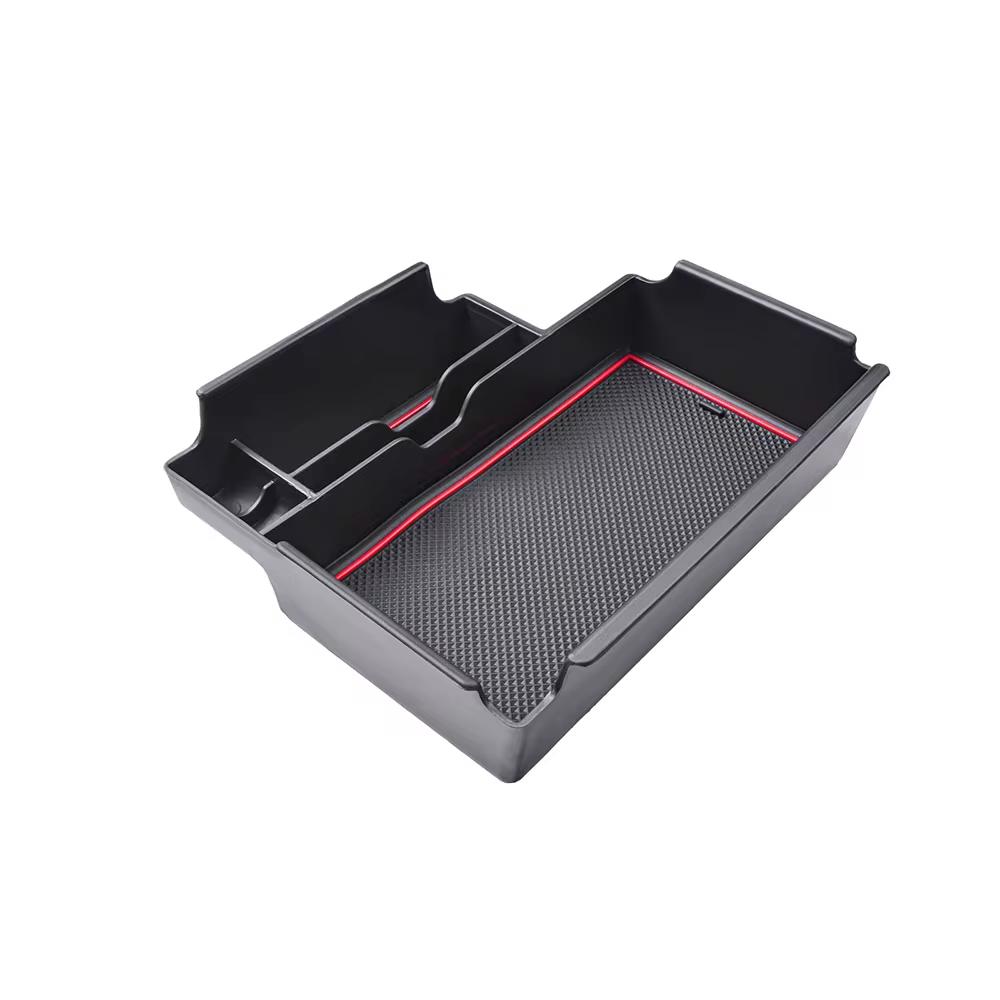 

For Ford Explorer 2020 2025 2025 2025 2025 Armrest Storage Box ABS Car Center Console Organizer Accessories Interior Storage Box