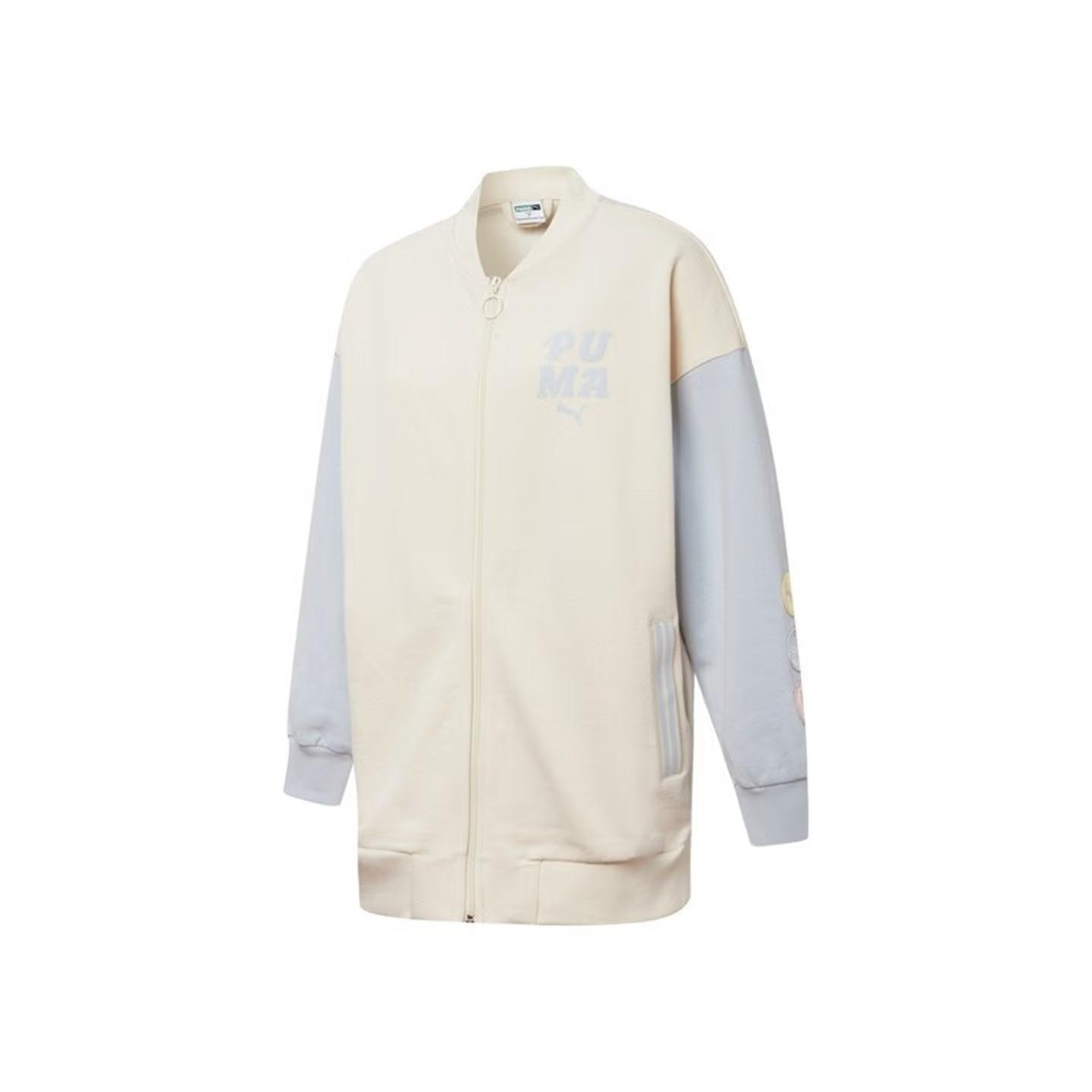 PUMA Jackets Women s White Baseball Collar Moderate Other 536309-99 XL