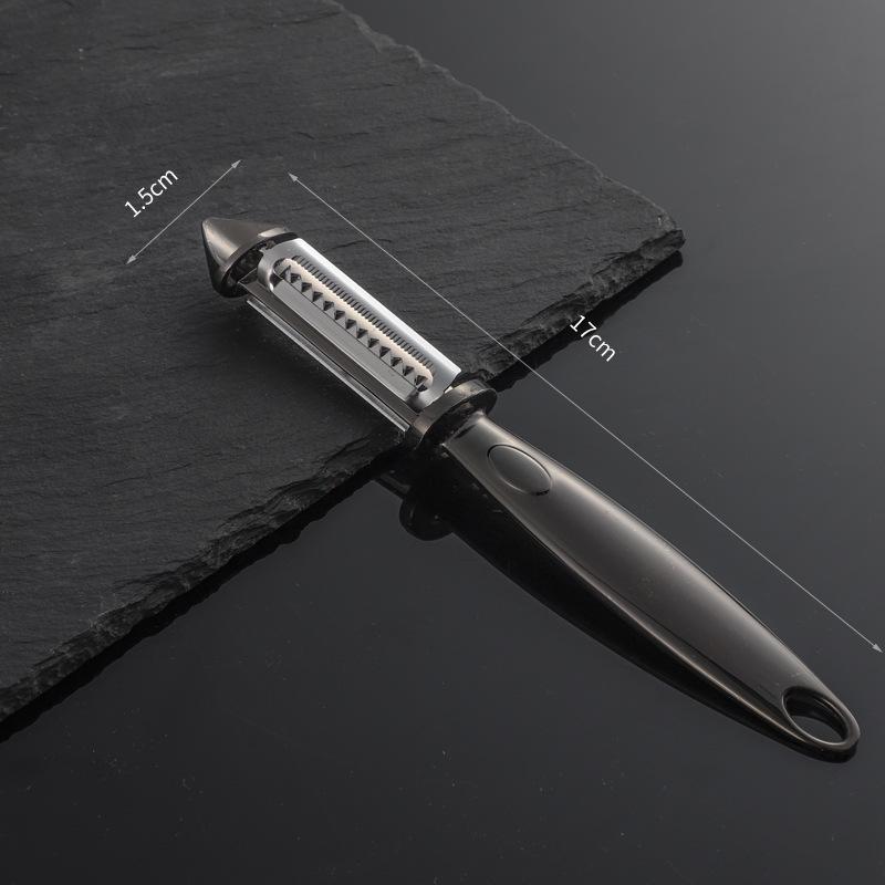 Stainless Steel Multi-Purpose Fruit & Vegetable Peeler with Zinc Alloy Slicer