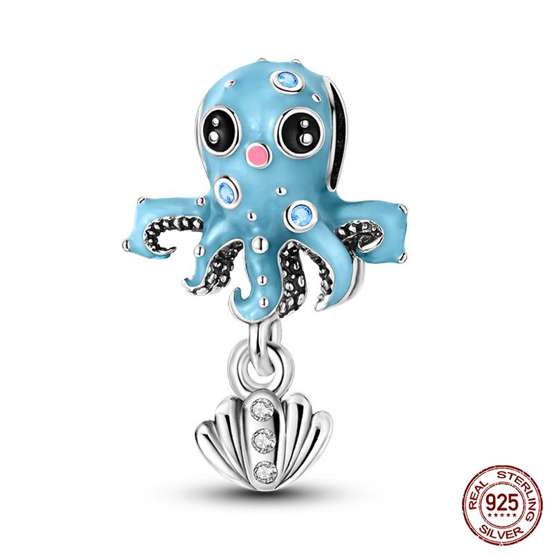 100% Copper Love Cross Bible Pendants Luminous Ufo Charms Beads Fit Qikaola Original Bracelet Fine Diy Jewelry Gift