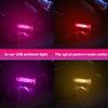 Ceramic LED Glass Bottle Night Light Touch Control USB Powered Mood Lamp for Car Bedroom Living Room