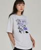 ASTRAL PROJECTION Front Astral Graffiti Round Neck 15-Count Cotton Short Sleeve T-Shirt_White