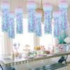 4pc Mermaid Jellyfish Paper Lanterns Hanging Decoration Pink Purple Blue Hanging Paper Lantern Birthday Wedding Party Decoration