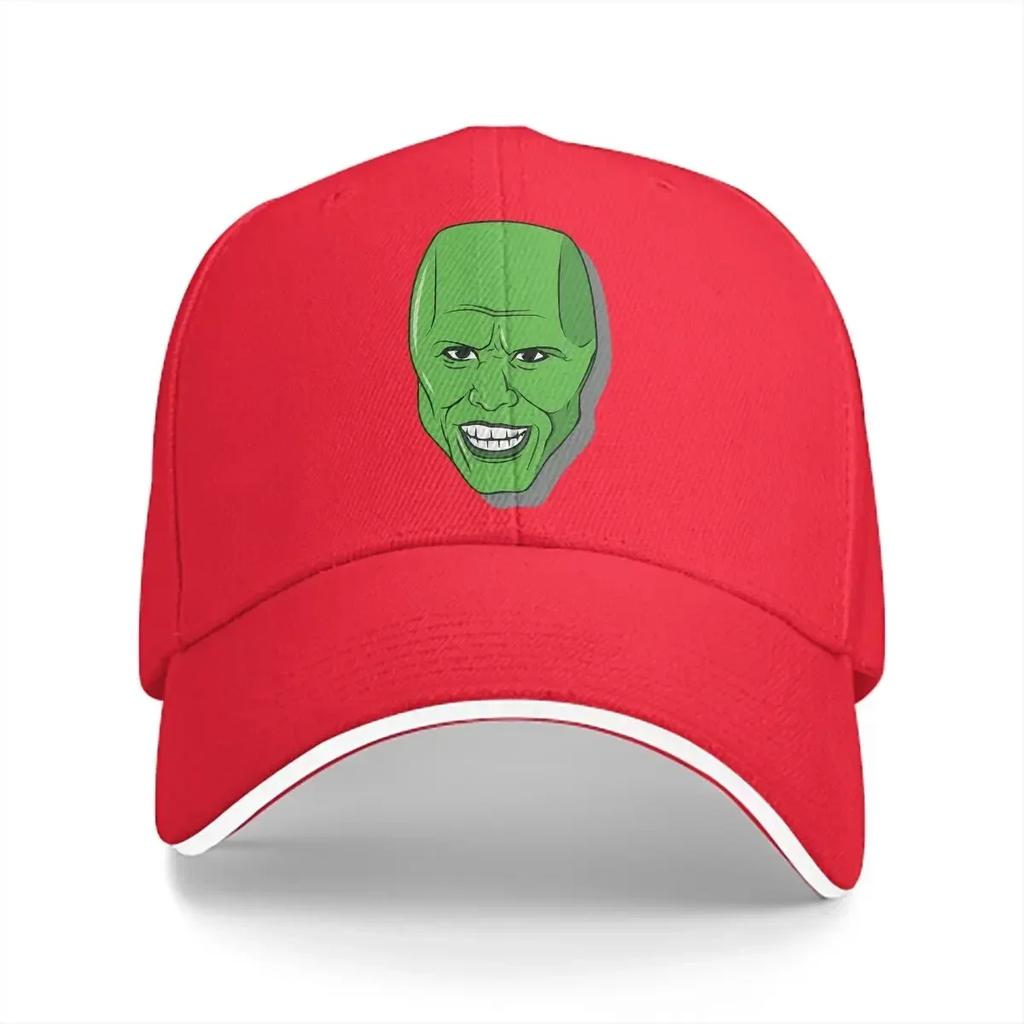 Summer Cap Sun Visor Green Hip Hop Caps The Mask Movie Cowboy Hat Peaked Hats
