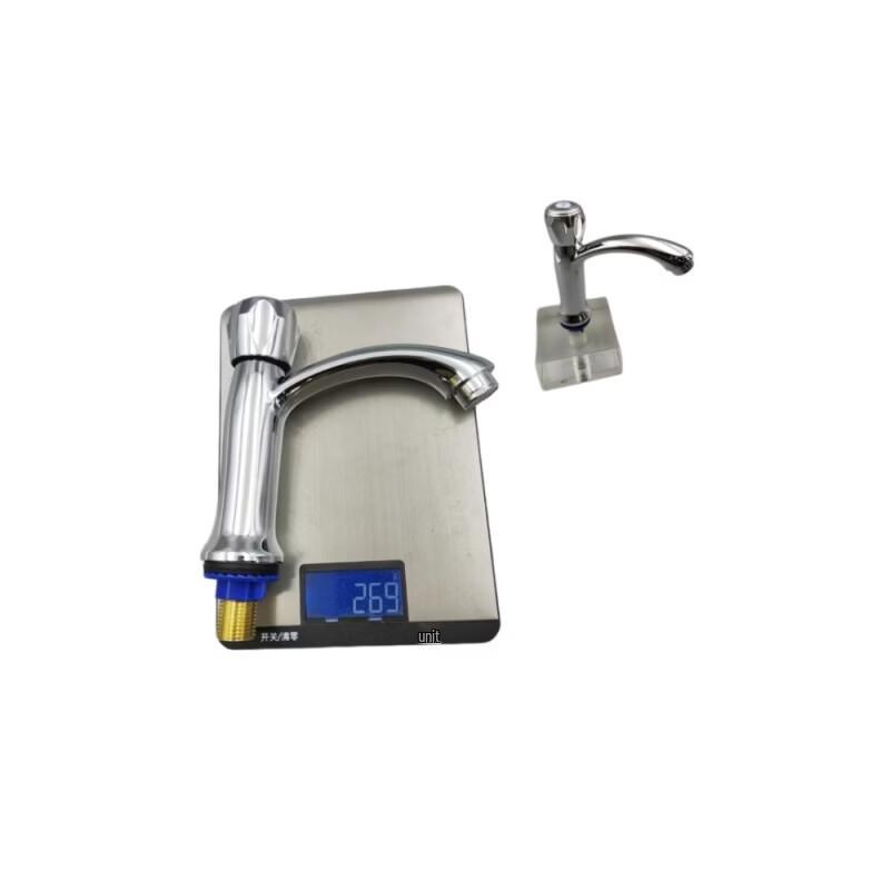 MINXI Dual-Handle Stainless Steel Shower Basin Faucet