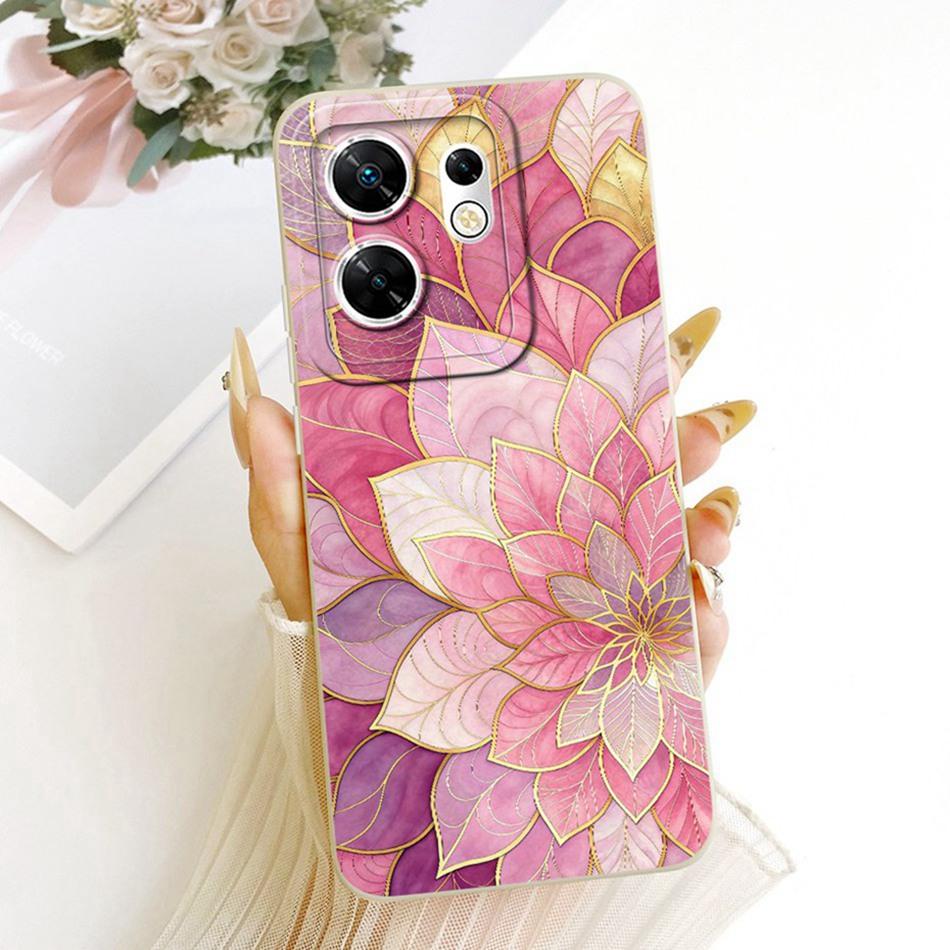 For Infinix Zero 30 4G 5G X6731 X6731B Fashion Dusk Beach Painting Phone Case For Infinix Zero30 Soft Silicone Covers Bumpers