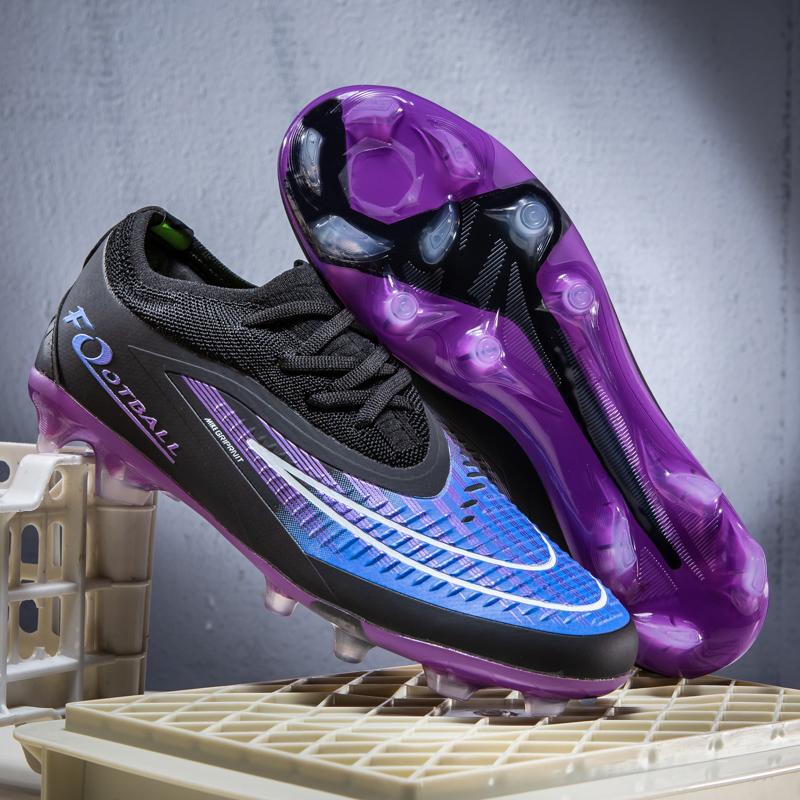 New Men Football Boots Ankle Professional Non-Slip TF/FG Soccer Shoes Boys Sneakers Match Comfortable Sports Shoes Unisex