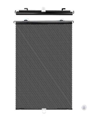 S.fields.inc Rolety, Sluneční clona na přísavku, Zatemňovací závěsy, Žaluzie, 40 cm, pro okna a auta (40*125cm, Černá)