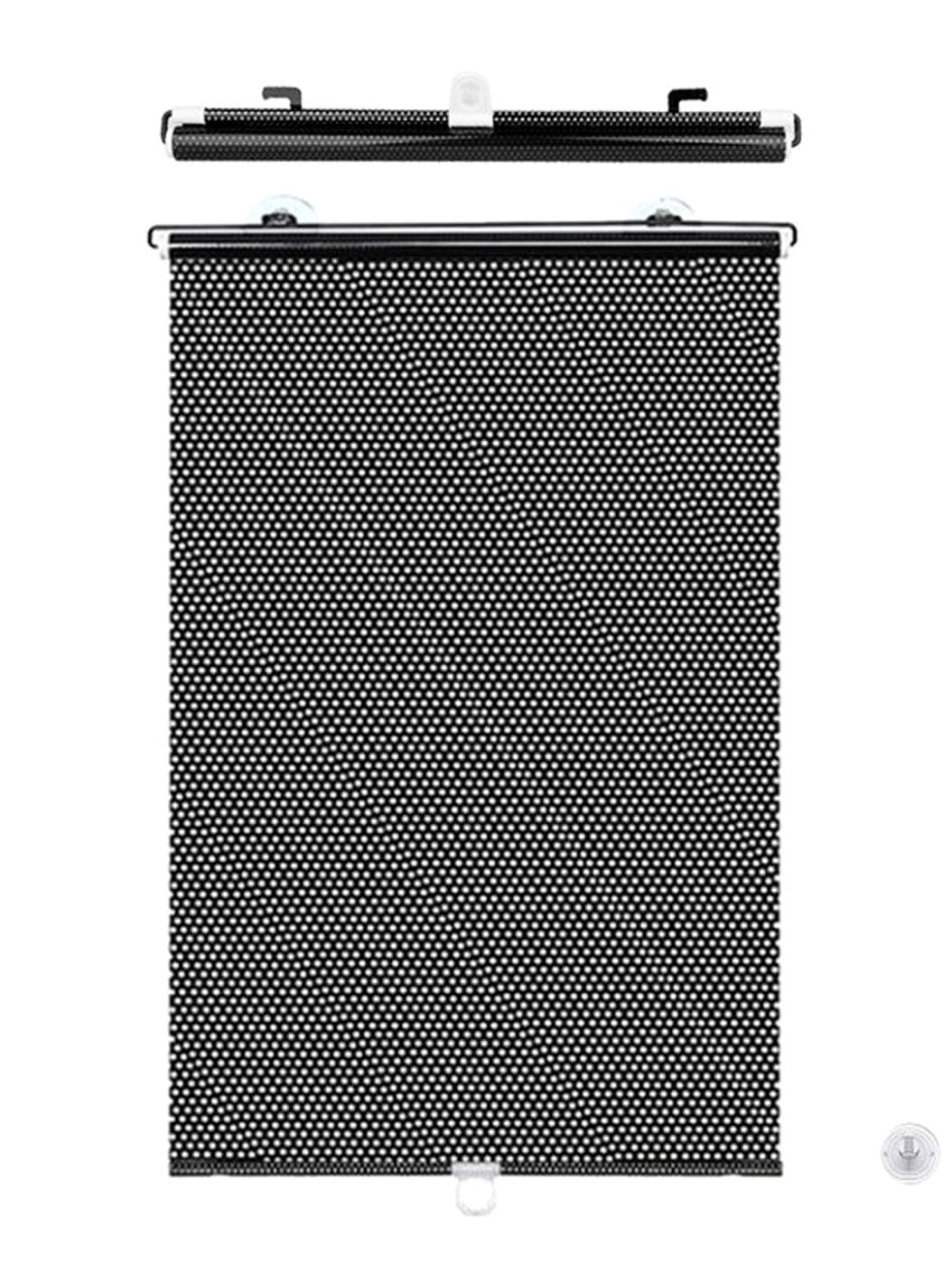 

Рулонные шторы S.fields.inc, солнцезащитная шторка на присосках, светонепроницаемые шторы, жалюзи, 40 см, для окон и автомобилей (40*125см, Черный)