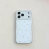 Gold-Plated Epoxy White Stars Anti-Fall Phone Case for iPhone 14/13/ProMax