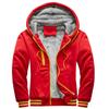 Mens Sweatshirt Hooded Autumn and Winter Men's Baseball Clothing Padded and Thickened Men's Jacket Warmth