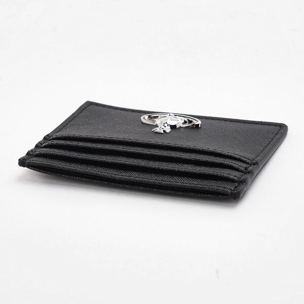Vivienne Westwood Women Saffiano Flat Card Wallet 54030004w S0021 N401
