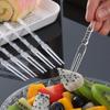 ZISIZ Individually Wrapped Disposable Fruit Forks