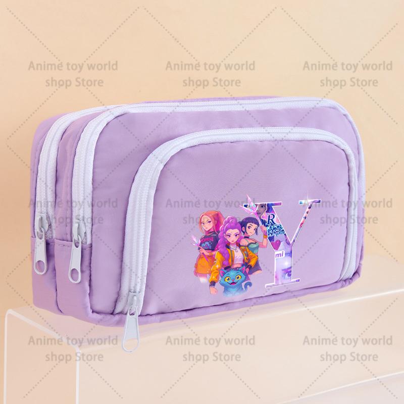 Kpop Dämonenjäger Federmäppchen Cartoon Kawaii Mädchen Stiftebox Stifthalter Tasche für Schüler Schulanfang Schreibwaren Geschenkartikel