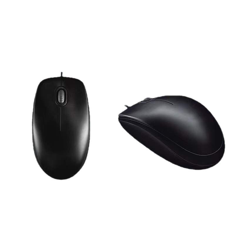 Universal Black M100R Wired Mouse for Laptop, Desktop, Home, and Office