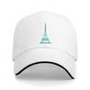 Sommer Paris Grün Eiffelturm Muster Baseballkappe Outdoor Sport Streetwear Druck Hip Hop Hüte Unisex Unisex Hochwertige Kappen