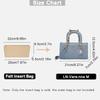 EverToner Felt Insert Bag Fits For LYN Varenna M Cosmetic Bags Handbag Liner Bag Support Travel Portable Insert Purse Organizer