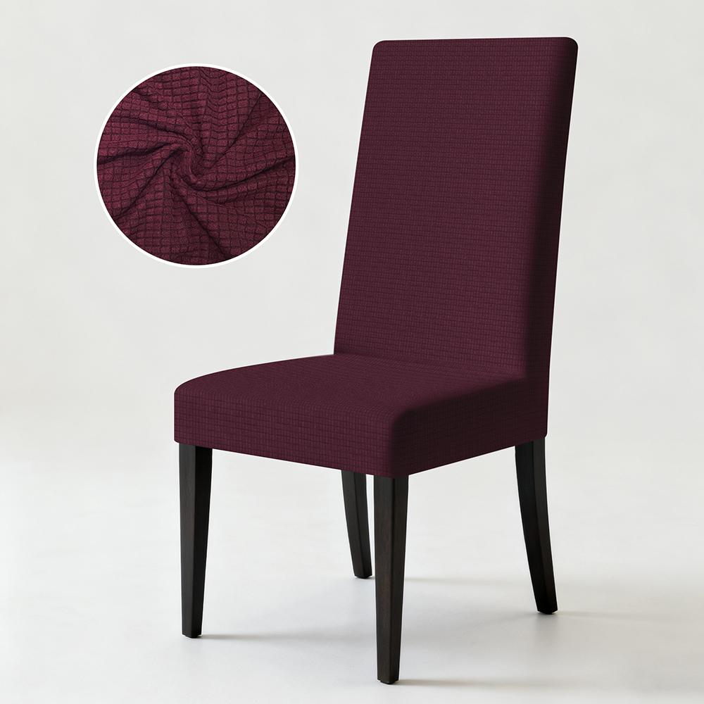 1PC Oversized Stretch High Back Dining Chair Covers Fashion Removable Spandex Protector Kitchen Thickened Soft Chair Cover