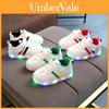 High-quality Luminous Sneakers For Kids With Striped Pattern And Eye-catching Led Features