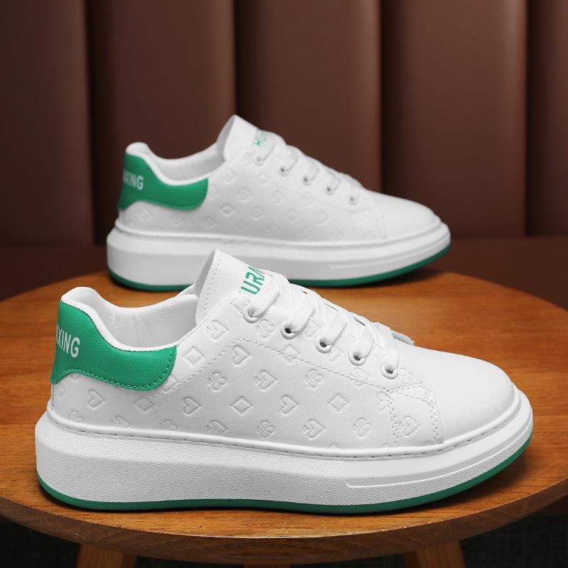 Мужская обувь Дышащая белая обувь Мужская модная универсальная спортивная повседневная обувь на платформе Кроссовки для сноуборда Модные кроссовки 39