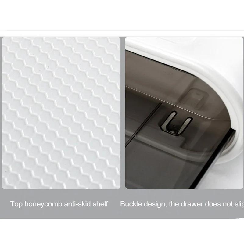Portable Toilet Paper Holder Household Storage Rack Toilet Paper Holder Bathroom Wall-mounted Waterproof Storage Tissue Box