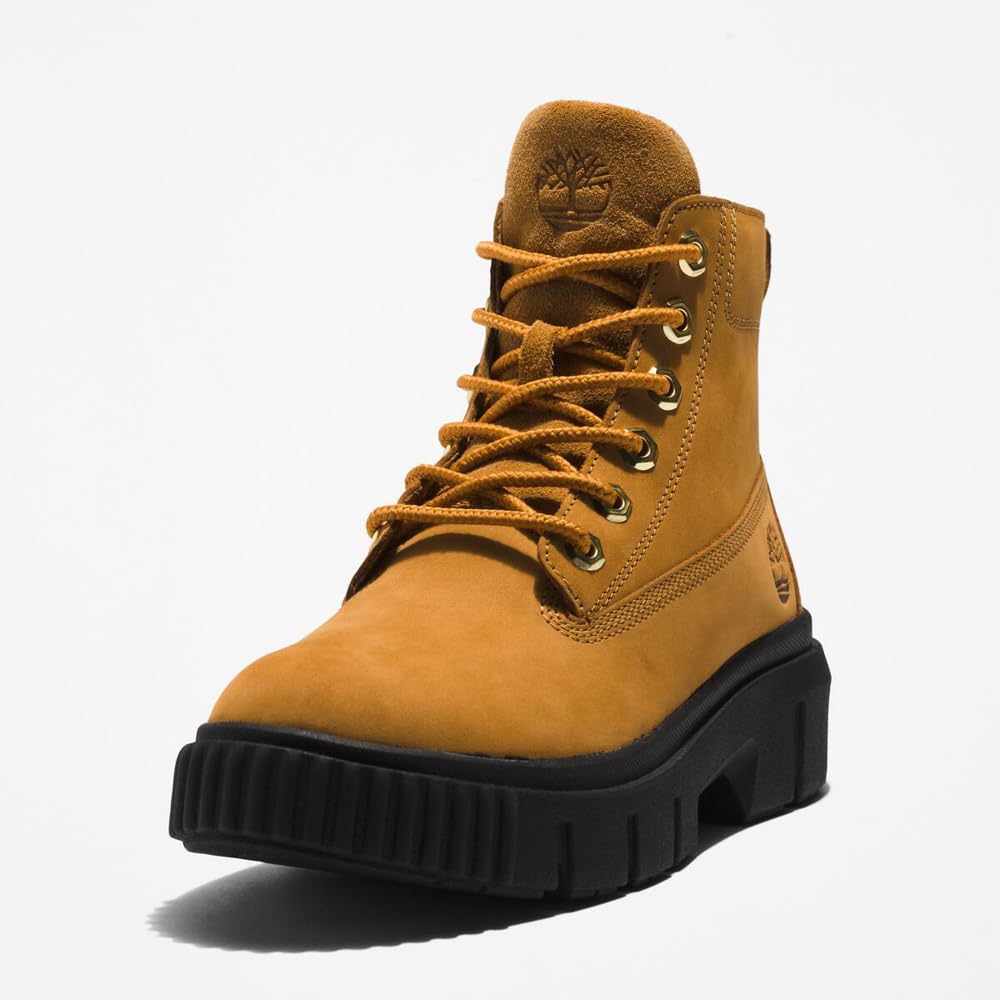 Timberland Greyfield Mellomhøye Snørestøvletter, Dame, TB0A5RP42311, Hvit, 8.0 (25,0 cm)
