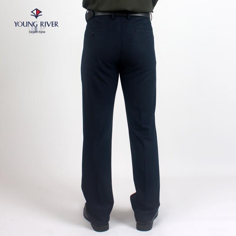 Men's Business Casual Straight-Leg Trousers