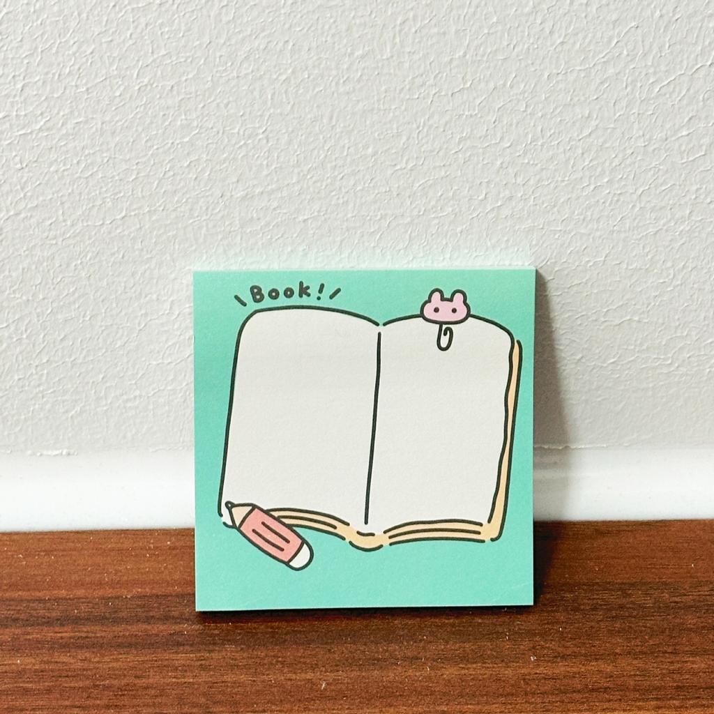 Cartoon-style Simple and Cute Sticky Notes - Decorative Stationery for Student Planners, Note-taking  (Adhesive Notepads) kawaii