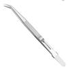 Stainless Steel Precision Tweezers Adjustable Slide Lock Antistatic Jewelry Eyebrow Craft For Electronic Component Repair Tools