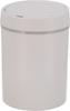 Fujiboeki Automatic Trash Can, 23.5cm Wide, with Lid, Motion Sensor, 12L, Round, 16703