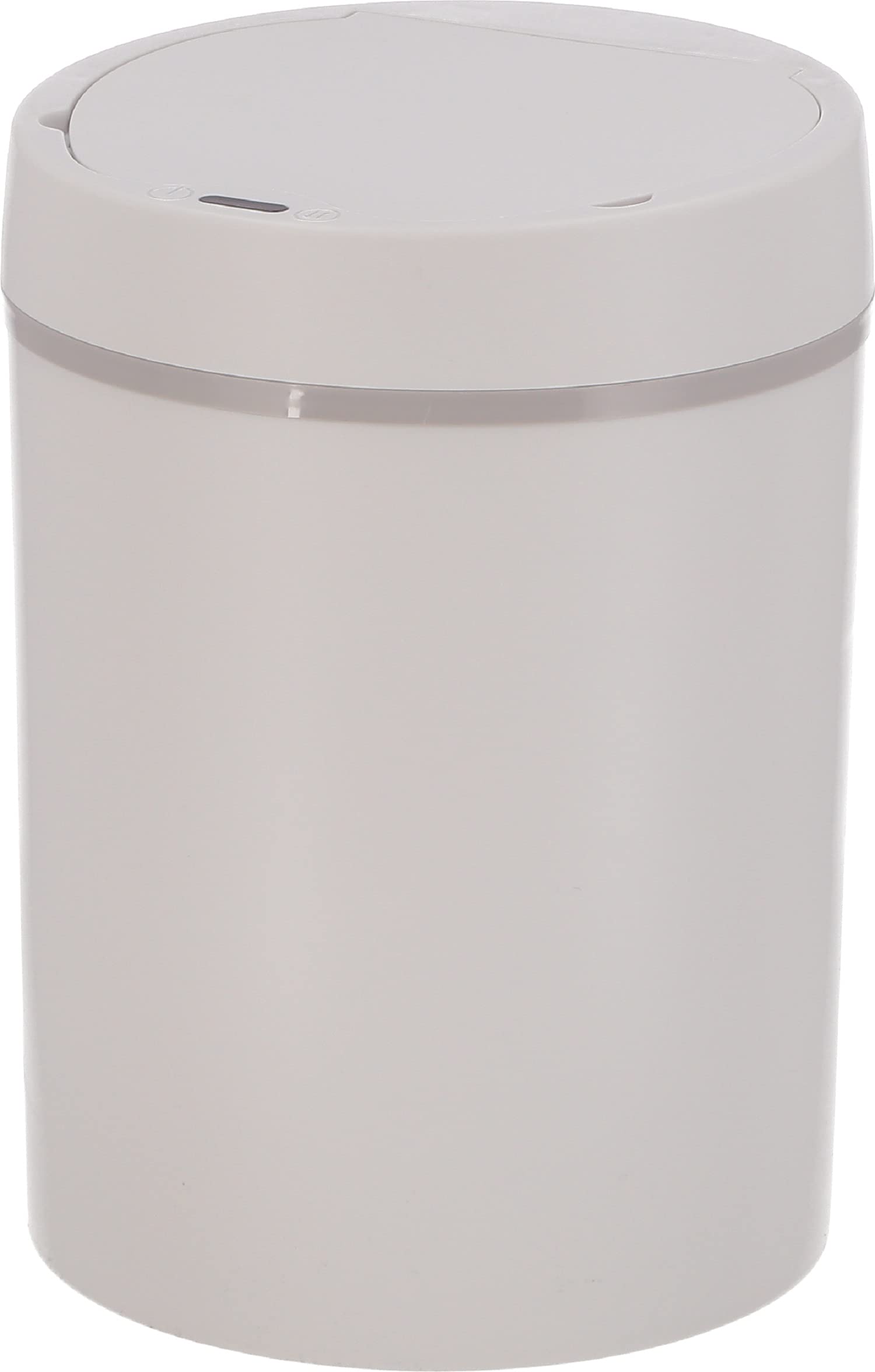 

Fujiboeki Automatic Trash Can, 23.5cm Wide, with Lid, Motion Sensor, 12L, Round, 16703