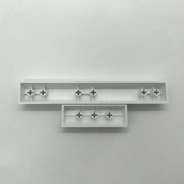 68Key Blank Keycaps, Thick PBT White Keycaps for AK680 RK68 DK68 Mechanical Keyboard Minimalistic White Keycap Set