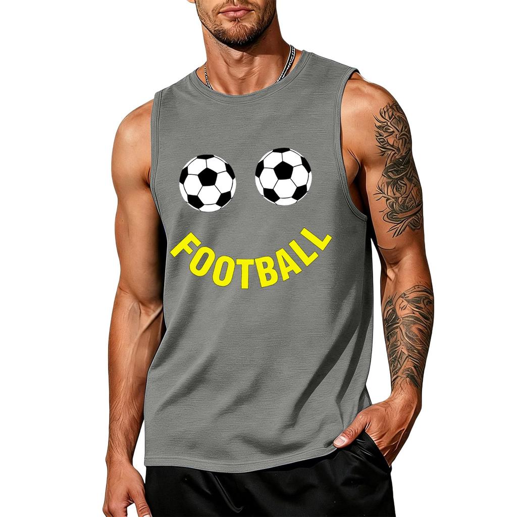 Men's Soccer Fan Sleeveless Tank Top for Day