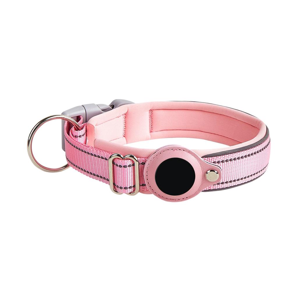 Reflective Dog Positioning Collar GPS Medium And Large Dog Non-strangle Neck Ring Pet Tracking -lost Collar Traction Rope