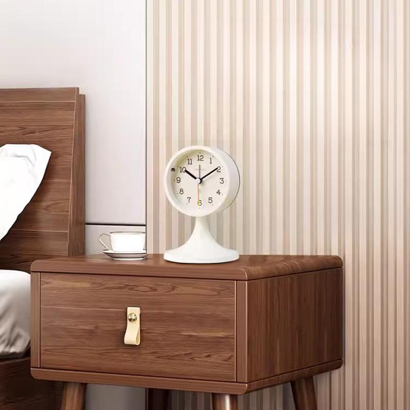 Nordic Style Simple Ins Small Alarm Clock Silent Student Creative Personalized Desktop Ornament Clock Bedside Clock