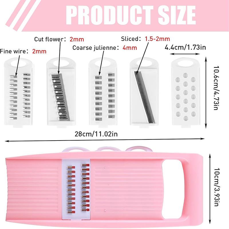 5v1 Kráječ na zeleninu a ovoce Multifunkční ruční sekáček na zeleninu Struhadlo na jídlo Kráječ Kostičkovač na brambory Cibule Zeleninu Kuchyňský gadget