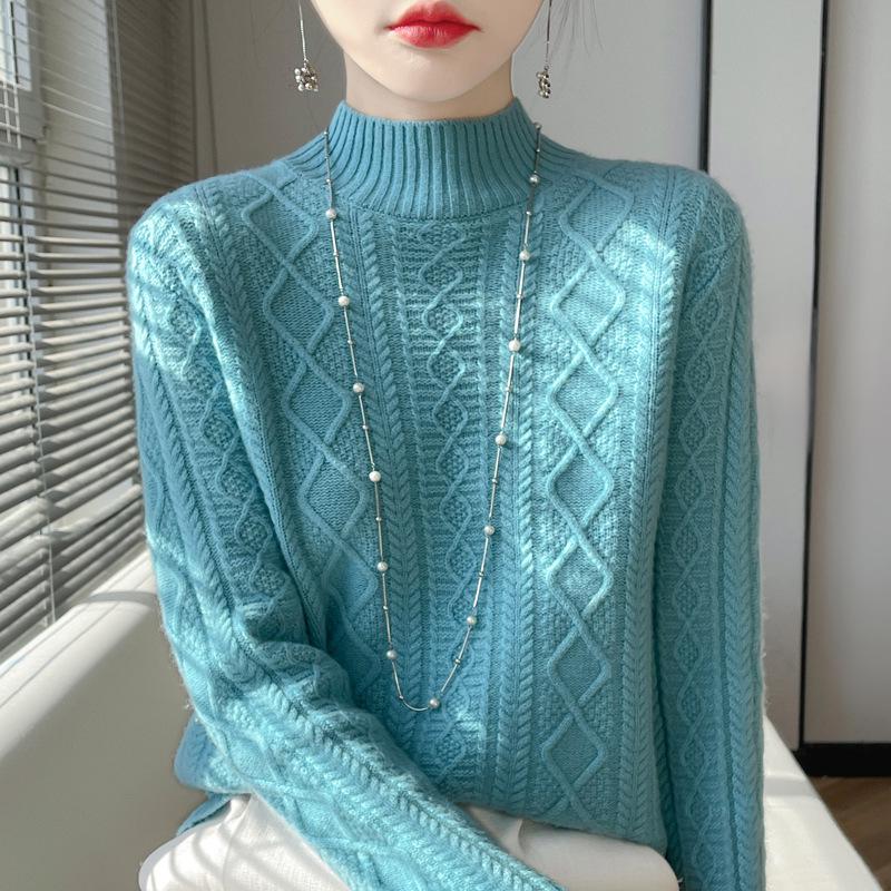 2005 New Wool Knit Sweater - Thickened Autumn/Winter Versatile Base Layer