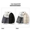 JEEP Men's Reversible Padded Jacket with Stand Collar
